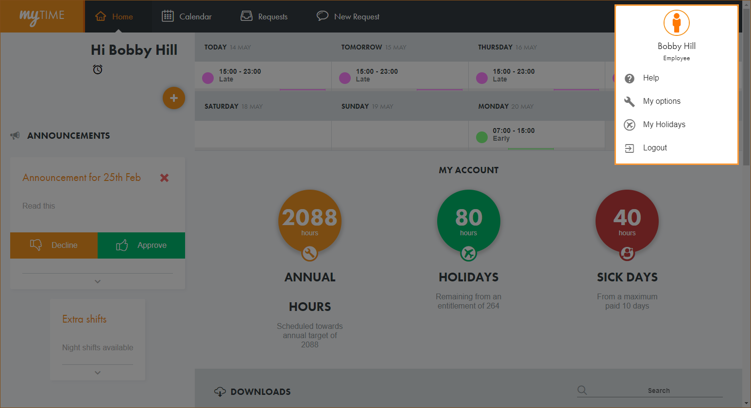 My Time Log In Accessing myTIME